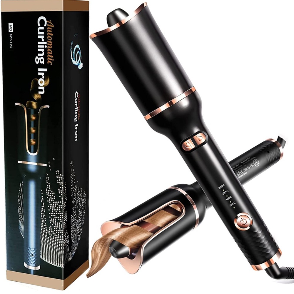 Automatic Curling Iron, Professional Hair Curlers with 1" Curling Iron